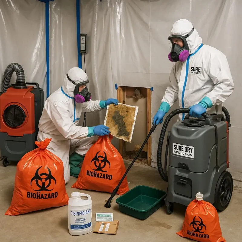 Contaminated Water Handling Protocols process in Fox Farm-College, WY